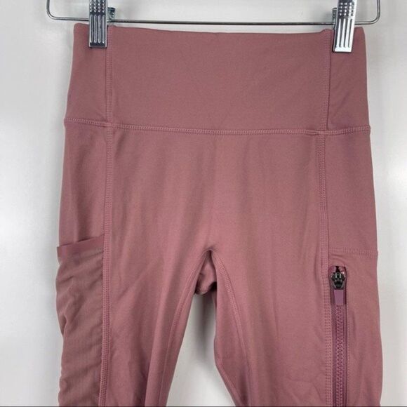 Fabletics Trinity High-Waisted Utility Leggings Zipper Pockets Pink Women's XS - Picture 8 of 13